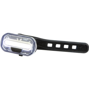 Luce per bicicletta con supporto nero per riparazione e come ricambio.