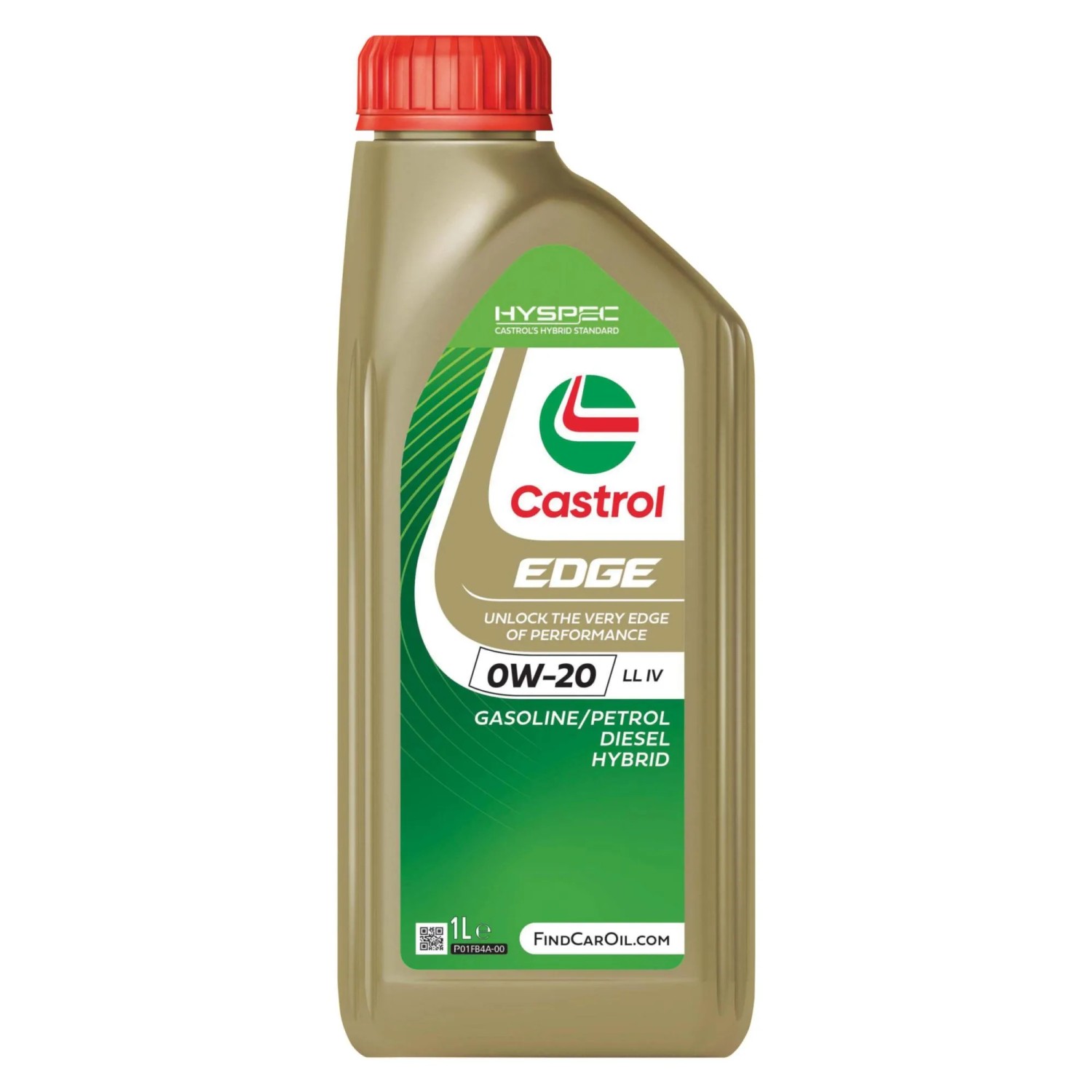 Olio motore Castrol Edge 0W-20 LL IV H 4A in flacone da 1L per massime prestazioni.