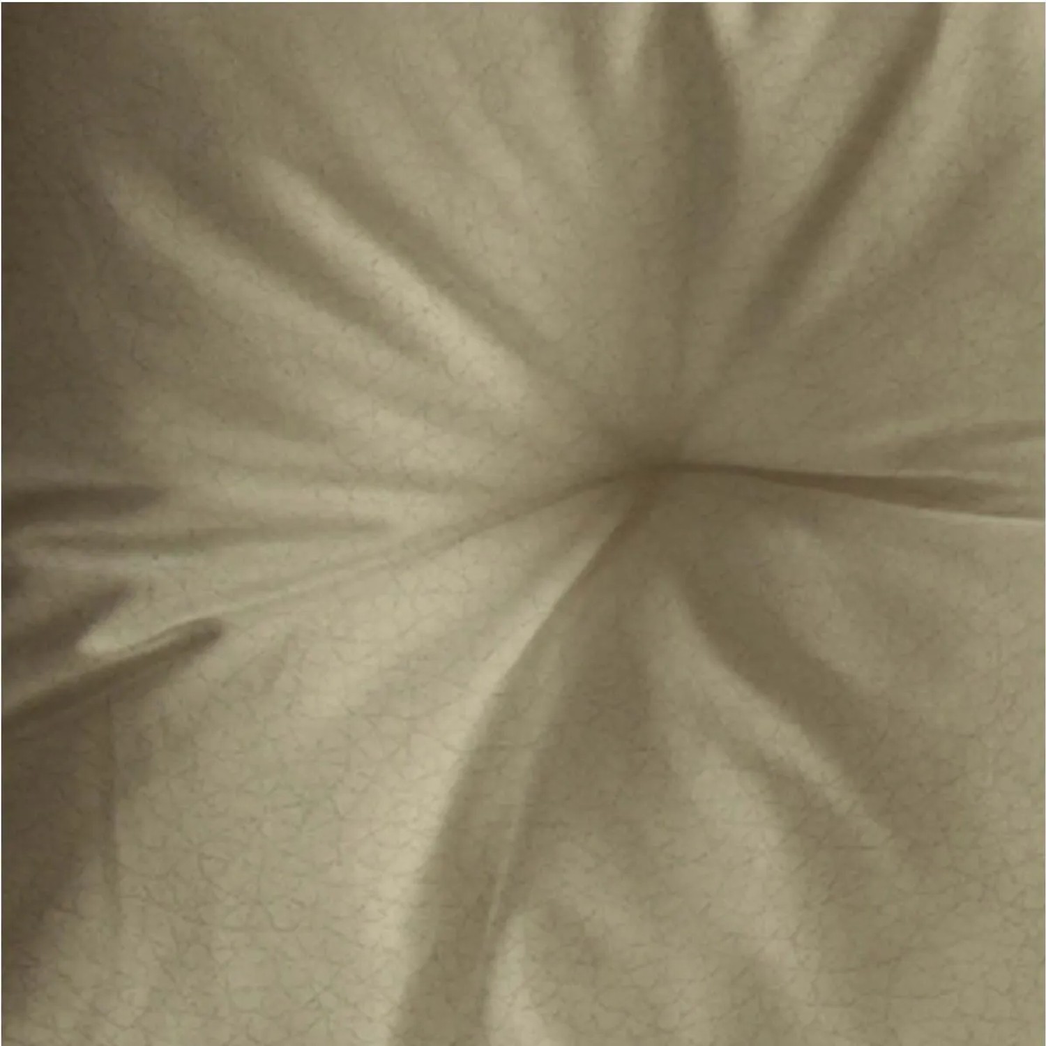 Primo piano di un cuscino/federa t.b.t. beige con una texture fine.