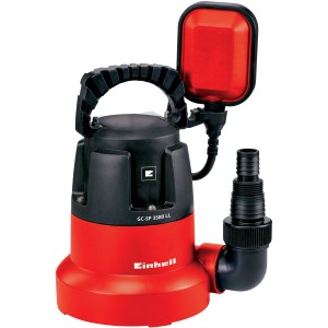 Pompa ad immersione Einhell GC-SP 3580 LL per acque chiare, con interruttore a galleggiante e maniglia.