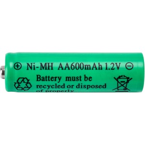 Batteria AA Globo, 600 mAh, per luci solari, ricaricabile.