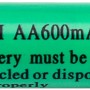 Batteria AA Globo, 600 mAh, per luci solari, ricaricabile.