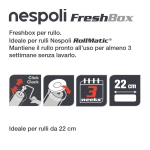 Contenitore Freshbox per rulli per pittura Rollmatic 22 cm