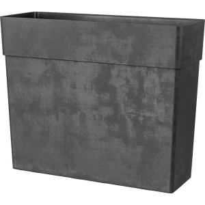 Fioriera divisoria Deroma Like antracite, 65x78x29,5 cm, in plastica.