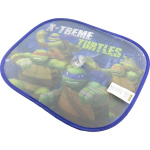 Parasole auto con motivo Ninja Turtles, accessorio per interni auto.