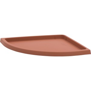 Sottovaso t.b.t. effetto terracotta per vasi da fiori.