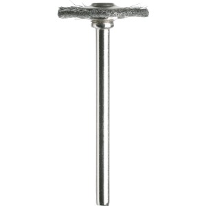 Spazzola metallica Dremel 428, 19 mm, per pulizia, lucidatura e sbavatura con miniutensile.