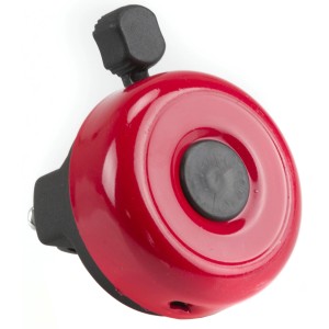 Campanello per bicicletta rosso per montaggio sul manubrio, accessori per biciclette.