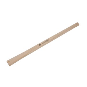 Manico per piccone LUX Classic 95 cm in legno di faggio con foro per appendere per la lavorazione del terreno.