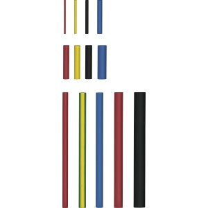 Steinel Tubi termoretraibili III, 4-12 mm, in vari colori e dimensioni.