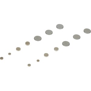 Set di 14 pile a bottone di diverse dimensioni per es. orologi e calcolatrici.