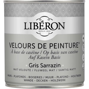 Idropittura lavabile Velours de Peinture Liberon Gris Sarrazin 0,5 L