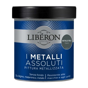 Smalto metallico blu scuro Liberon per mobili.