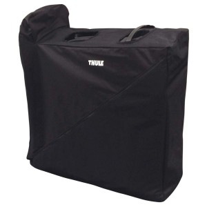 Borsa nera per bici t.b.t. per portapacchi Thule.