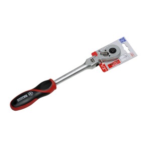 Cricchetto reversibile LUX Comfort 12,5 mm (1/2) con giunto e manico ergonomico.