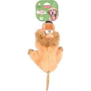 t.b.t. Peluche per cani a forma di leone.