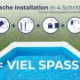 Istruzioni montaggio Gre Pool Bora Bora Oval: 4 passaggi per installare la piscina.
