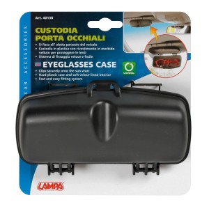 t.b.t. Portaocchiali per auto da aletta parasole, accessorio interno auto.