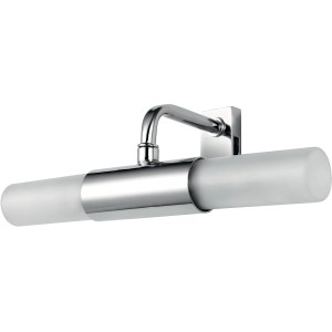 Applique t.b.t. cromata con paralumi cilindrici.