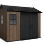 Casetta da giardino in plastica Keter Apex sp.20 mm marrone scuro 5,2 m²