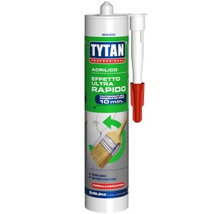 Sigillante acrilico Tytan, ad asciugatura rapida, per lavori di sigillatura e silicone.