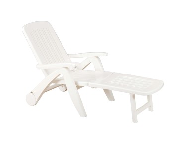 Lettino prendisole pieghevole reclinabile con braccioli Cancun
