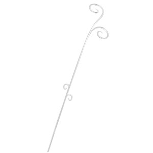 Tutore per orchidee Scheurich trasparente, 62 cm, con due supporti.
