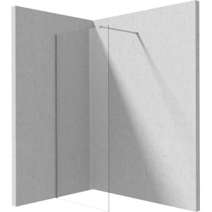 Parete doccia a scomparsa Idrostile 700x1950 mm acciaio spazzolato