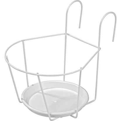 Portavaso da appendere bianco Ø 20 cm