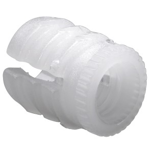 Manicotto in plastica bianco Hettich M6/10 mm per accessori mobili.