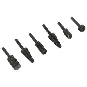 Set di frese LUX, 6 pezzi per legno e metallo, varie forme.