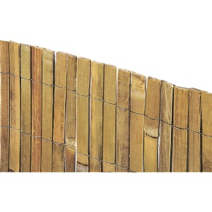 Stuoia di bambù t.b.t. come frangivista naturale per giardino e balcone.