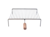 Graticola In Acciaio Cromato CRUCCOLINI BG95 - Dimensioni 60x40 Cm - Per Barbecue E Cotture - Foto 6