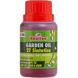 Rhütten Garden Oil 2T Sintetico per decespugliatori e tagliaerba.