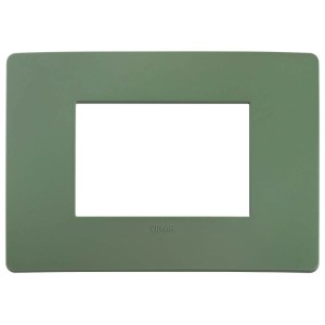 Placca Plana Up 3 moduli salvia