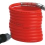Tubo aria compressa Einhell, tubo a spirale da 4 m con attacco rapido, parte del set di accessori per compressori da 3 pezzi.