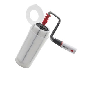 Rullo per pittura t.b.t. con manico e coperchio.