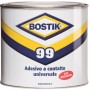 Barattolo di adesivo a contatto Bostik 99, adesivo universale per varie applicazioni.