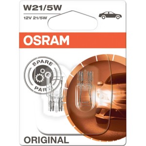 Lampada di segnalazione Osram Original W21/5W in blister per auto.