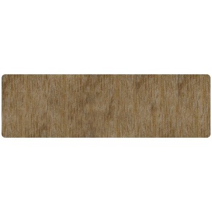 Tappeto da cucina t.b.t. marrone con texture per il pavimento.