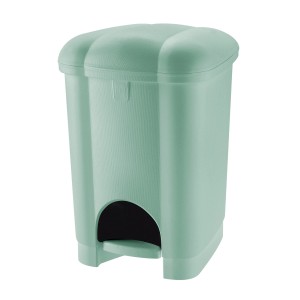 Pattumiera a pedale t.b.t. verde menta per bagno e cucina.
