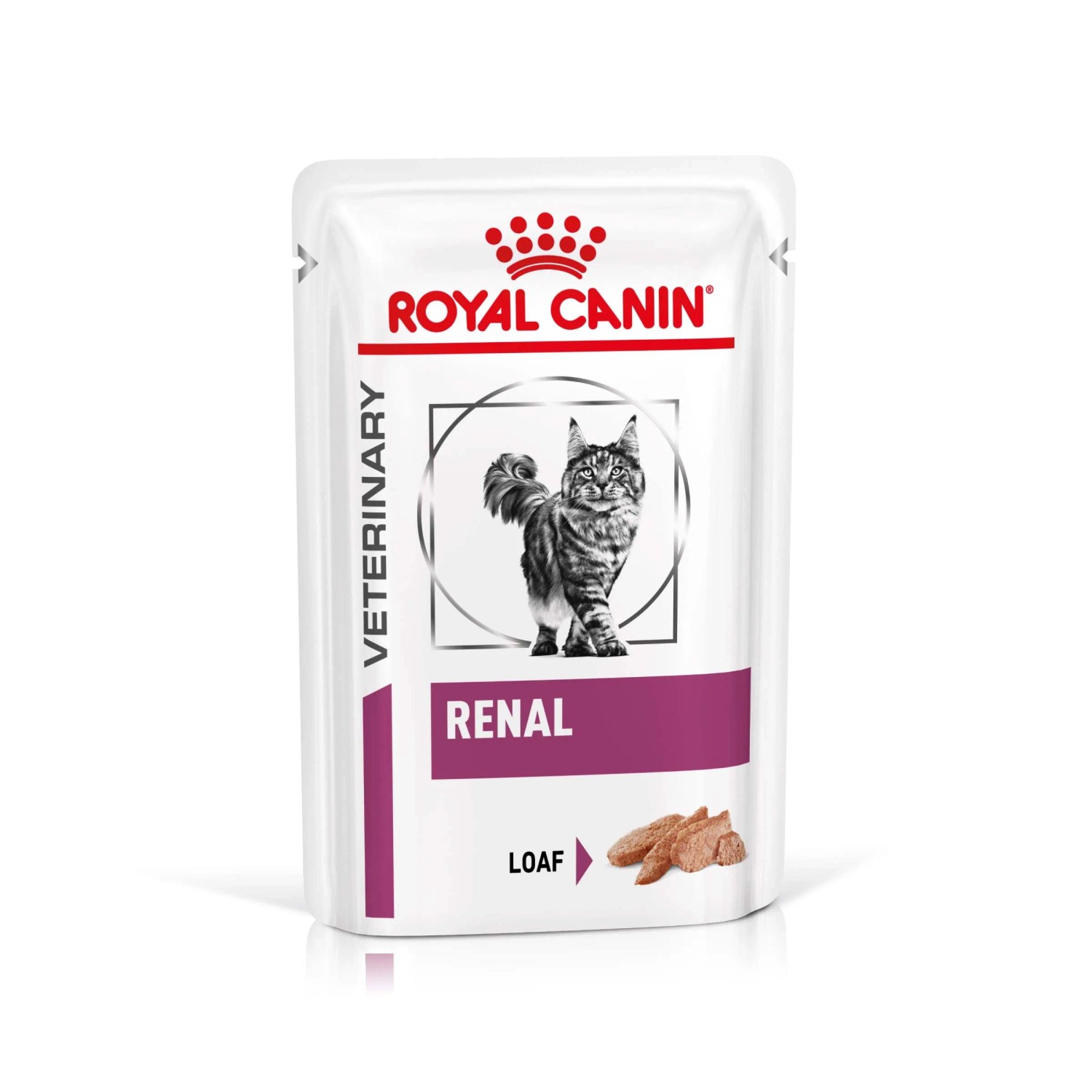 Royal Canin Renal Loaf cibo umido per gatti con problemi renali.