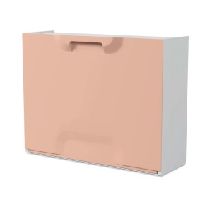 Scarpiera t.b.t. rosa/bianca. Linee pulite, design moderno per riporre le scarpe.