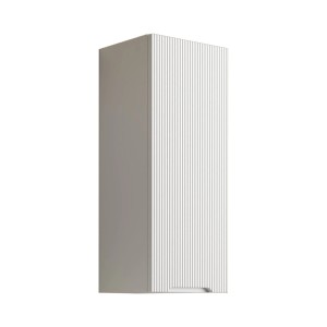 Mobile bagno sospeso t.b.t. grigio con anta a righe.