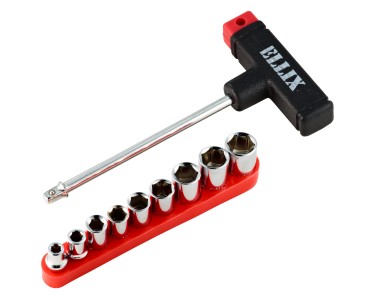 Set Chiavi A Bussola A T - 7 Pezzi Esagonali (6-14mm) Per Motociclette E Biciclette - Foto 4