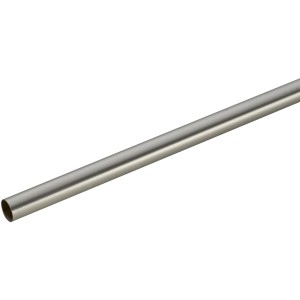 Bastone per tenda Mydeco effetto acciaio inox, diametro 1,6 cm, lunghezza 240 cm.