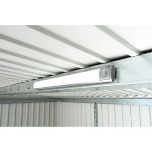 Luce LED Biohort in casetta: A batteria con sensore di movimento, facile da installare.