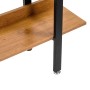 Scaffale in metallo e legno Achille 5 ripiani 120x28x171 cm_7
