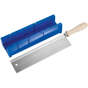 LUX Set per tagli obliqui Classic: Seghetto con scatola per tagli precisi.