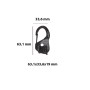 Moschettone nero t.b.t. con dimensioni 63,1 x 33,6 x 19 mm per un fissaggio sicuro.